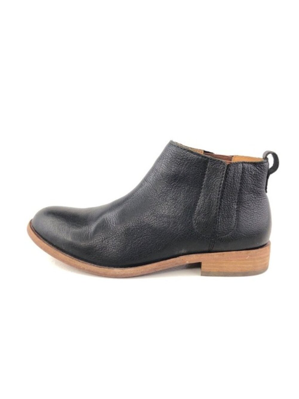 Kork-Ease Velma Black Leather Ankle Boots 8M